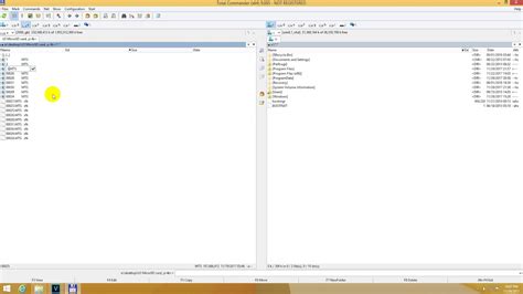 How to Rename files in Total Commander (Shift+F6, Enter Key.